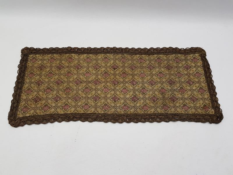 OSMANLI DÖNEMİ İZMİR LEVANTEN İŞİ GOBLEN ÖRTÜ 