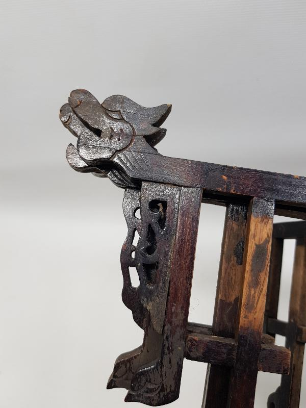 OSMANLI DÖNEMİ RUM İŞİ ÇOK NADİR AHŞAP SİNİ ALTLIĞI