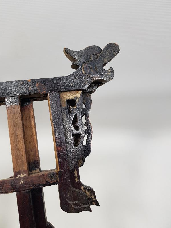 OSMANLI DÖNEMİ RUM İŞİ ÇOK NADİR AHŞAP SİNİ ALTLIĞI