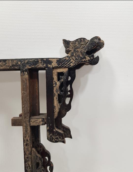 OSMANLI DÖNEMİ RUM İŞİ ÇOK NADİR AHŞAP SİNİ ALTLIĞI