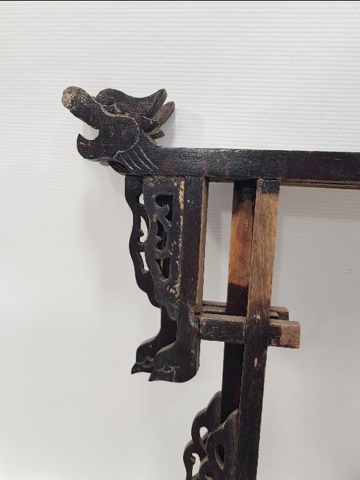 OSMANLI DÖNEMİ RUM İŞİ ÇOK NADİR AHŞAP SİNİ ALTLIĞI