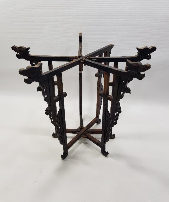 OSMANLI DÖNEMİ RUM İŞİ ÇOK NADİR AHŞAP SİNİ ALTLIĞI