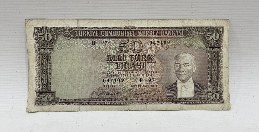 5. EMİSYON KAĞIT 50 LİRA