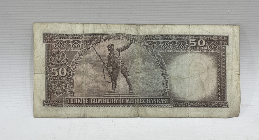 5. EMİSYON KAĞIT 50 LİRA