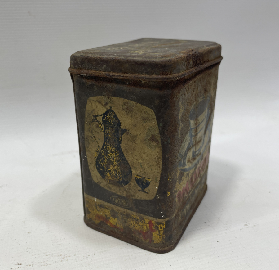 ANTİKA TENEKE KAHVE KUTUSU