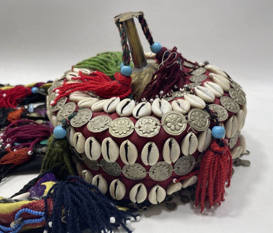 ÇİL KONDİSYONDA TÜRKMEN İŞİ BÜYÜK BOY GELİN BAŞLIĞI