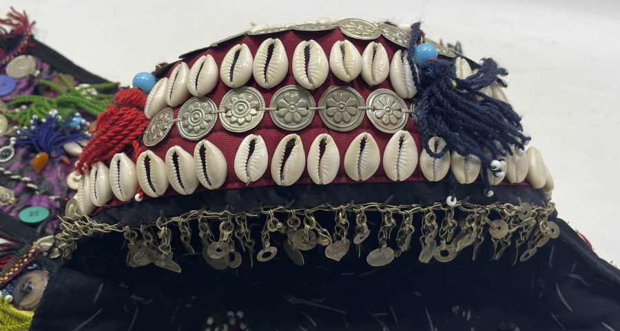 ÇİL KONDİSYONDA TÜRKMEN İŞİ BÜYÜK BOY GELİN BAŞLIĞI