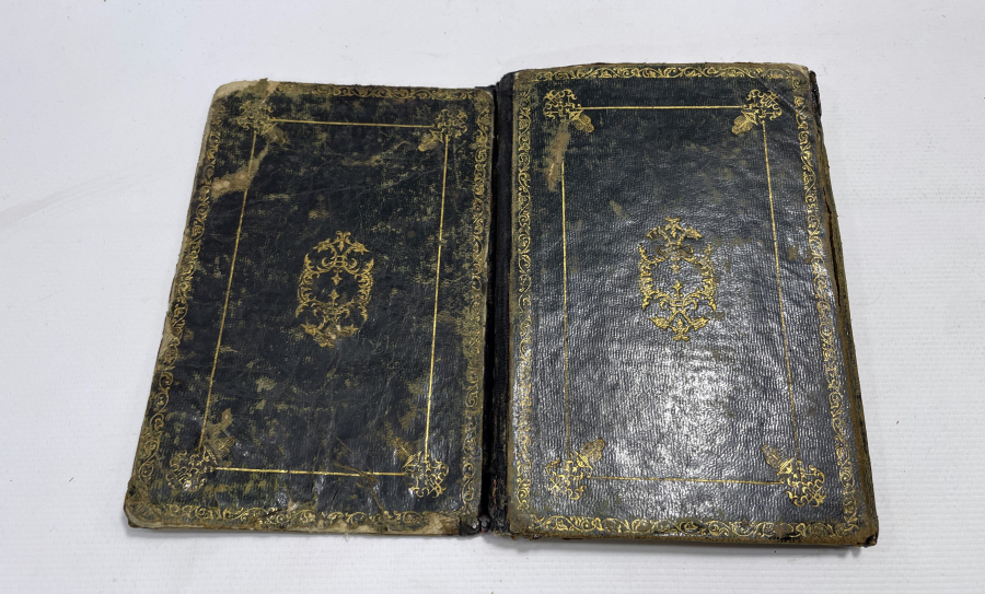 OSMANLI DÖNEMİ DERİ CİLTLİ VE MEKKE - MEDİNE GÖRSELLİ DELAİL-İ HAYRAT