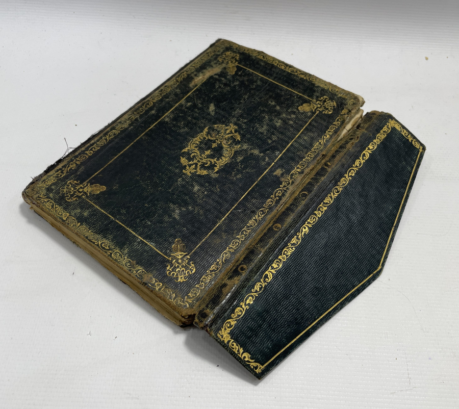 OSMANLI DÖNEMİ DERİ CİLTLİ VE MEKKE - MEDİNE GÖRSELLİ DELAİL-İ HAYRAT