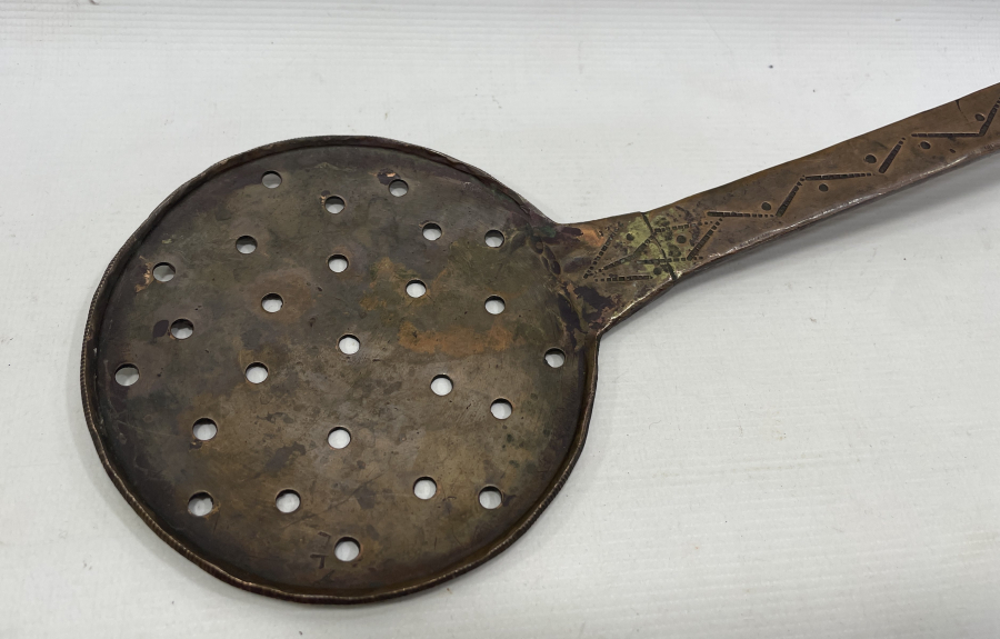 OSMANLI DÖNEMİ İŞLEMELİ KEVGİR - SÜZGEÇ