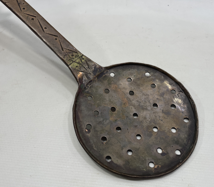 OSMANLI DÖNEMİ İŞLEMELİ KEVGİR - SÜZGEÇ