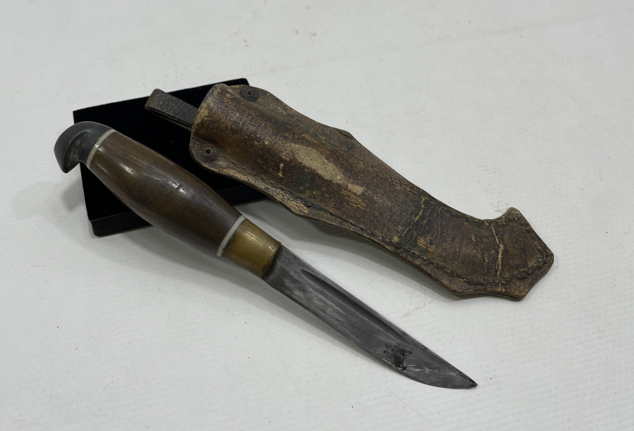 1900 BAŞLARI ÇOK NADİR BOYNUZ SAPLI HEYKELTRAŞ BIÇAĞI