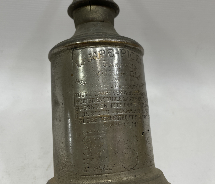 1900 BAŞLARI ÇOK NADİR TREN İÇİ GAZ LAMBASI