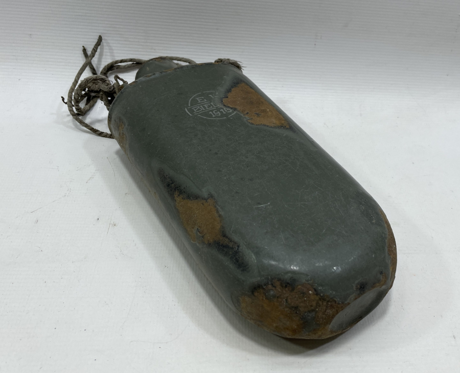 1915 TARİHLİ EMAYE ALMAN SUBAY MATARASI