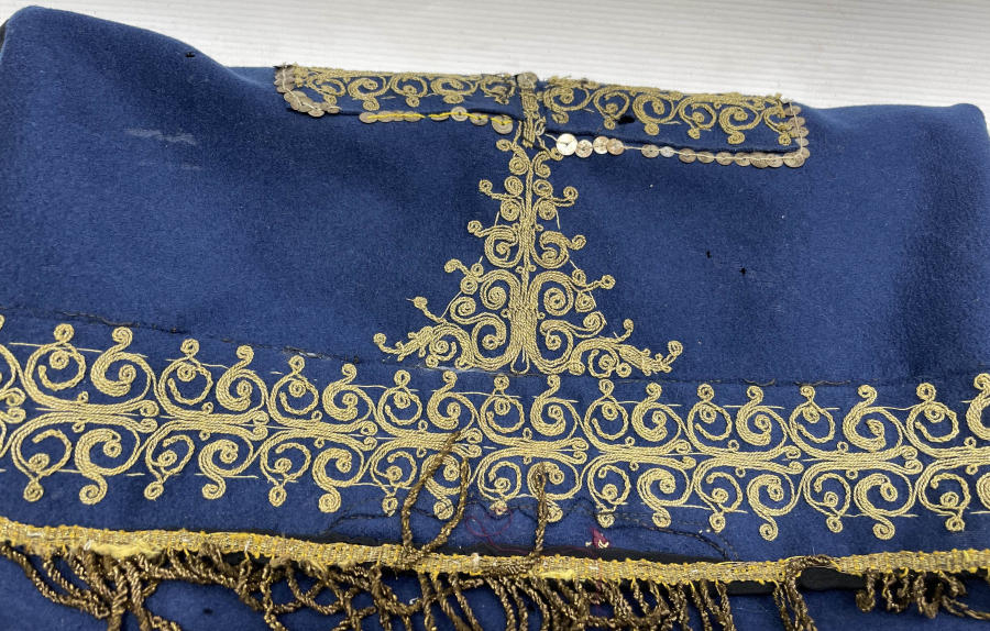 ÇUHA ÜZERİ GÜMÜŞ SIRMA İŞÇİLİKLİ OSMANLI DÖNEMİ KUR'AN-I KERİM KABI