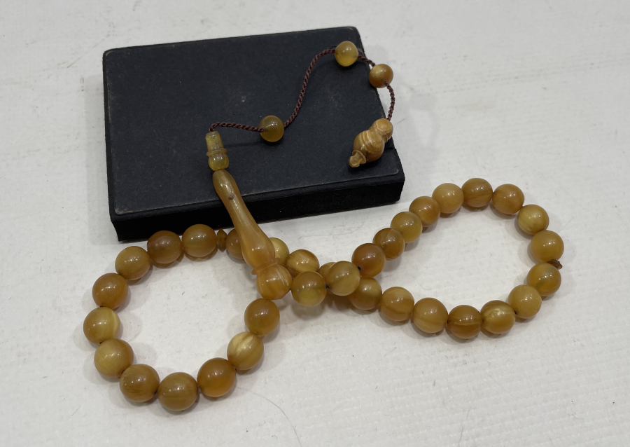 DAĞ KEÇİSİ BOYNUZUNDAN MAMUL TESPİH