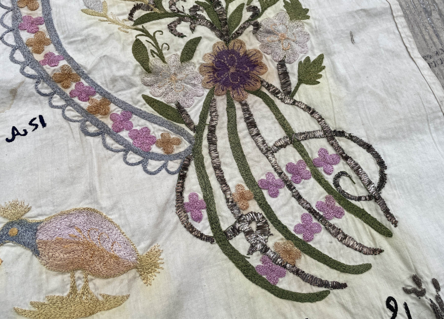 DEV BOYDA TAMAMI EL YAPIMI ÜZERİ DUALI PANO