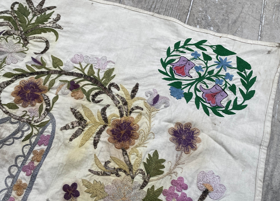 DEV BOYDA TAMAMI EL YAPIMI ÜZERİ DUALI PANO