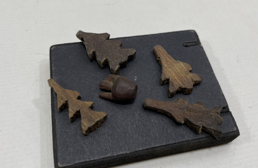 EL YAPIMI ANTİKA ŞAMAN İŞİ AHŞAP NAZARLIK LOTU