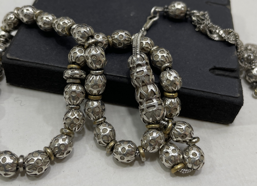 GÜMÜŞ İÇİNE MİSK-İ AMBER KONULARAK YAPILMIŞ ÖZEL YAPIM TESPİH