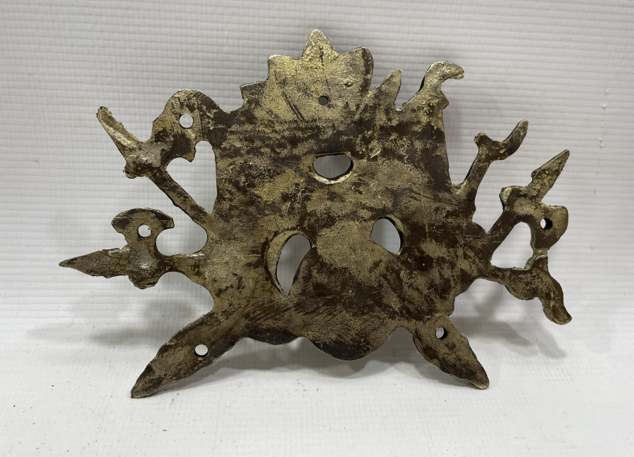 İLK DÖNEM METALDEN MAMUL NADİR OSMANLI DEVLET ARMASI