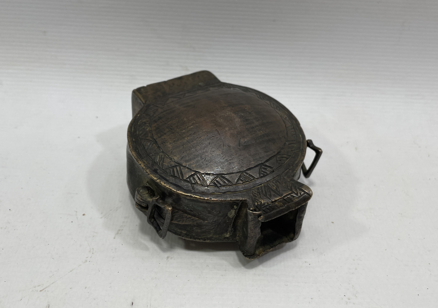 KALEM İŞÇİLİKLİ OSMANLI DÖNEMİ ÇOK NADİR BRONZ ÇAPUTLUK