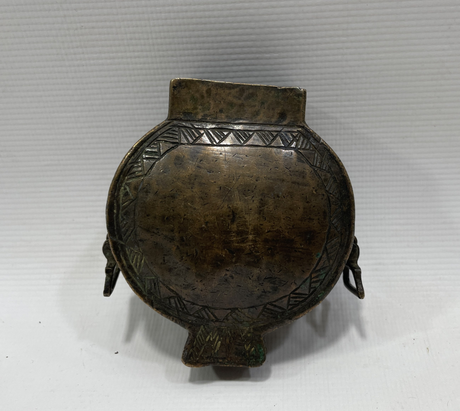 KALEM İŞÇİLİKLİ OSMANLI DÖNEMİ ÇOK NADİR BRONZ ÇAPUTLUK