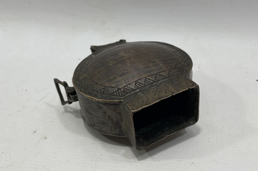 KALEM İŞÇİLİKLİ OSMANLI DÖNEMİ ÇOK NADİR BRONZ ÇAPUTLUK