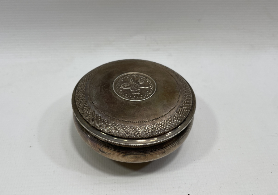 KAPAKLI GÜMÜŞ KUTU