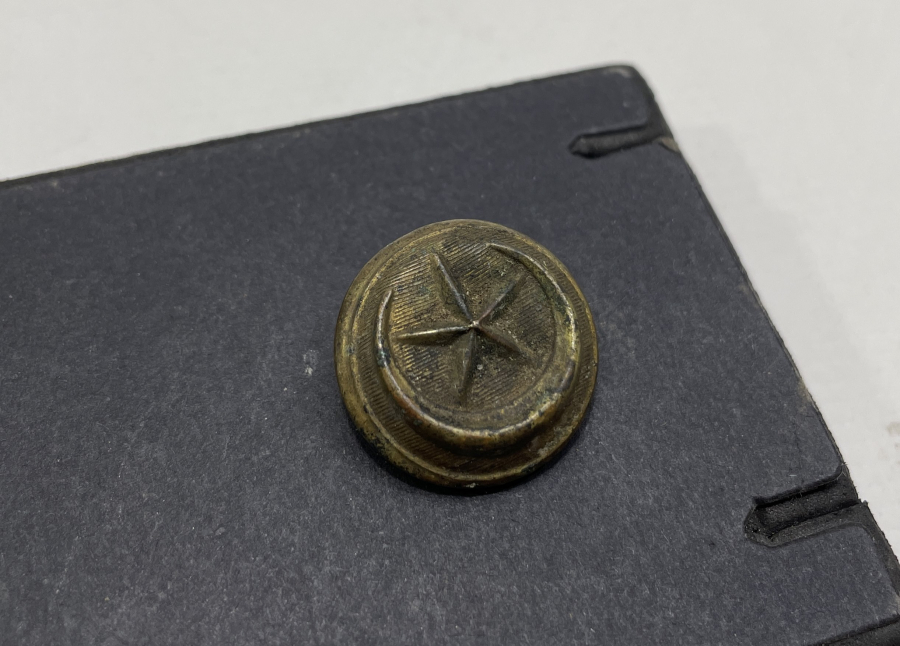 OSMANLI DÖNEMİ 1. DÜNYA SAVAŞI AY YILDIZLI SUBAY DÜĞMESİ