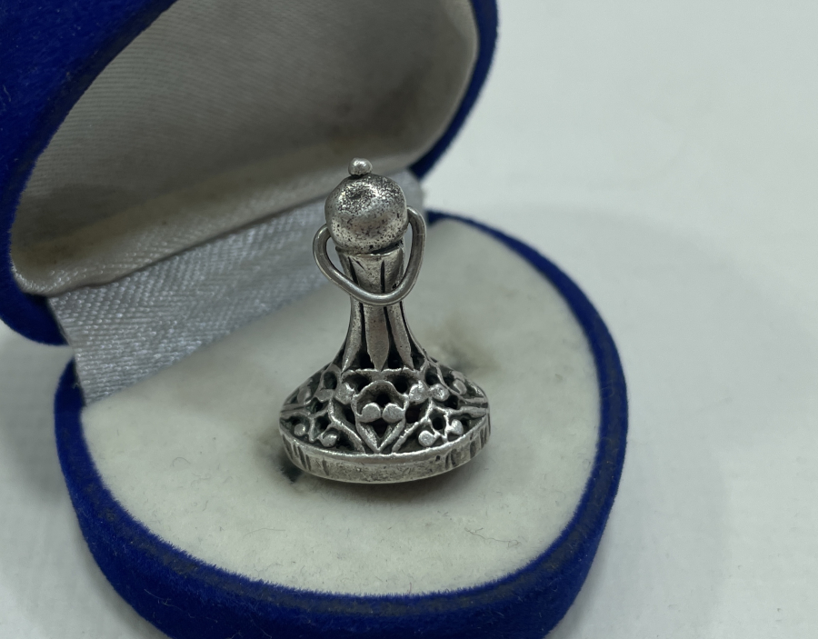 OSMANLI DÖNEMİ AKİK TAŞLI NADİR GÜMÜŞ MÜHÜR