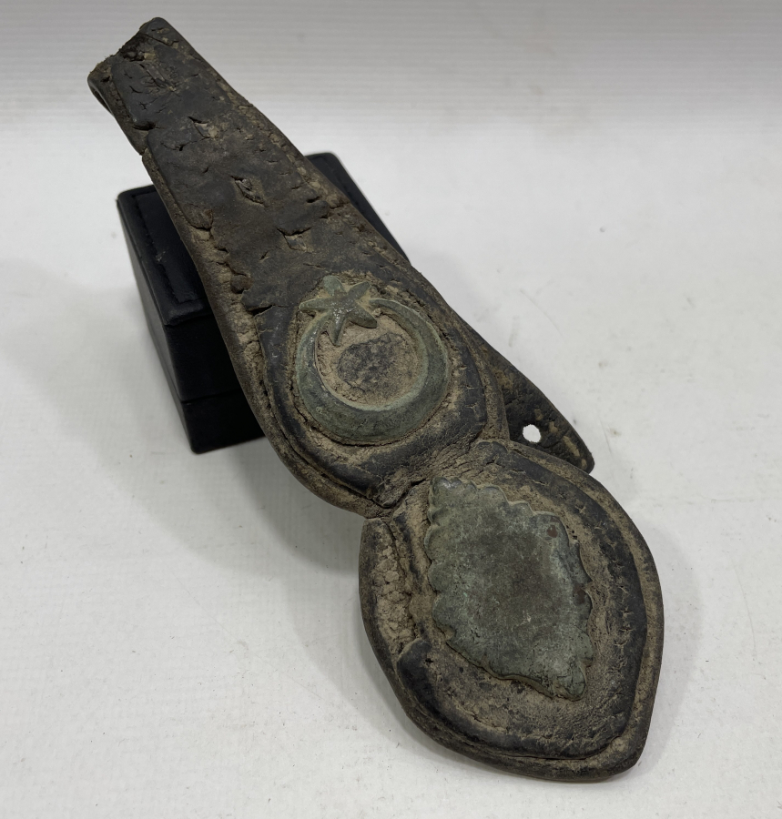 OSMANLI DÖNEMİ AY YILDIZLI SÜVARİ AT GEMİ PARÇASI