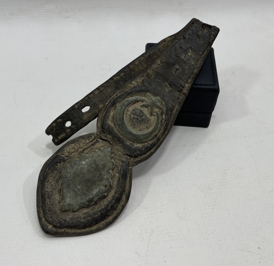 OSMANLI DÖNEMİ AY YILDIZLI SÜVARİ AT GEMİ PARÇASI