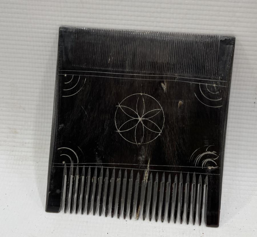 OSMANLI DÖNEMİ BOYNUZDAN MAMUL GELİN TARAĞI