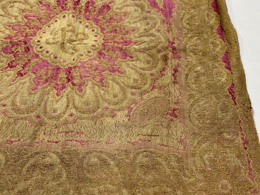 OSMANLI DÖNEMİ ÇOK NADİR HEREKE İŞİ SAKAL-I ŞERİF ÖRTÜSÜ