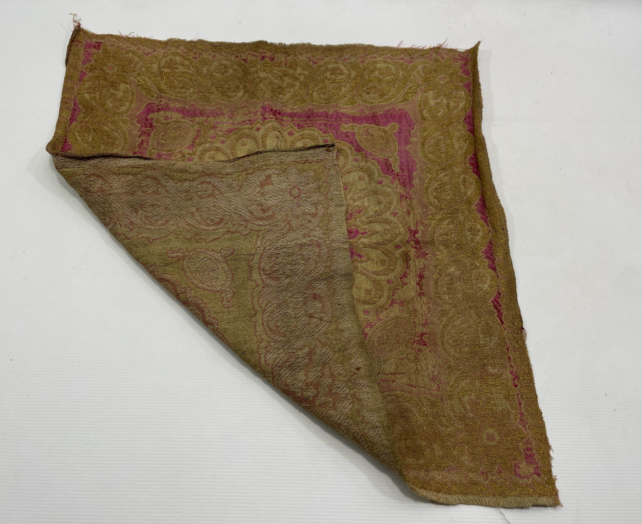 OSMANLI DÖNEMİ ÇOK NADİR HEREKE İŞİ SAKAL-I ŞERİF ÖRTÜSÜ