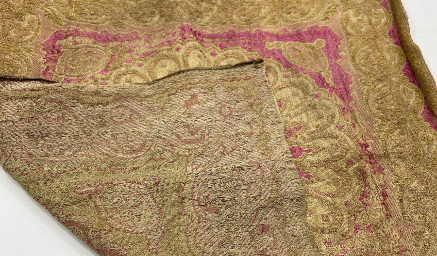 OSMANLI DÖNEMİ ÇOK NADİR HEREKE İŞİ SAKAL-I ŞERİF ÖRTÜSÜ