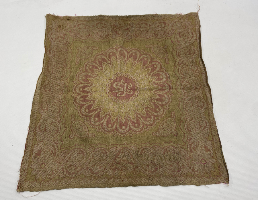 OSMANLI DÖNEMİ ÇOK NADİR HEREKE İŞİ SAKAL-I ŞERİF ÖRTÜSÜ