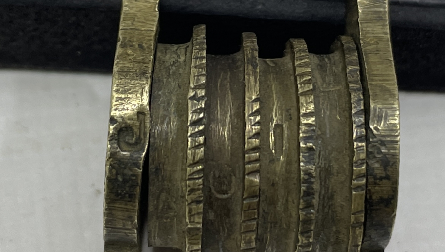 OSMANLI DÖNEMİ ÇOK NADİR ÜZERİ OSMANLICA YAZILI ŞİFRELİ KİLİT