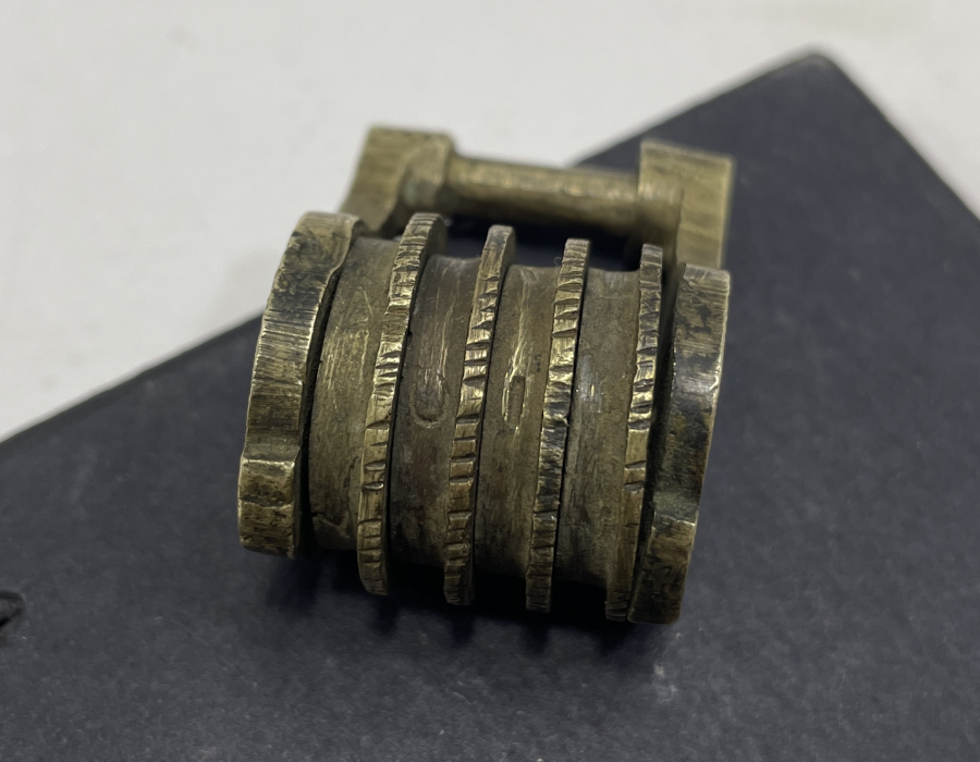 OSMANLI DÖNEMİ ÇOK NADİR ÜZERİ OSMANLICA YAZILI ŞİFRELİ KİLİT