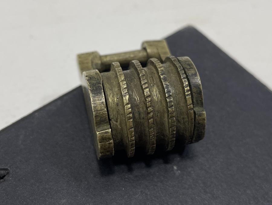 OSMANLI DÖNEMİ ÇOK NADİR ÜZERİ OSMANLICA YAZILI ŞİFRELİ KİLİT