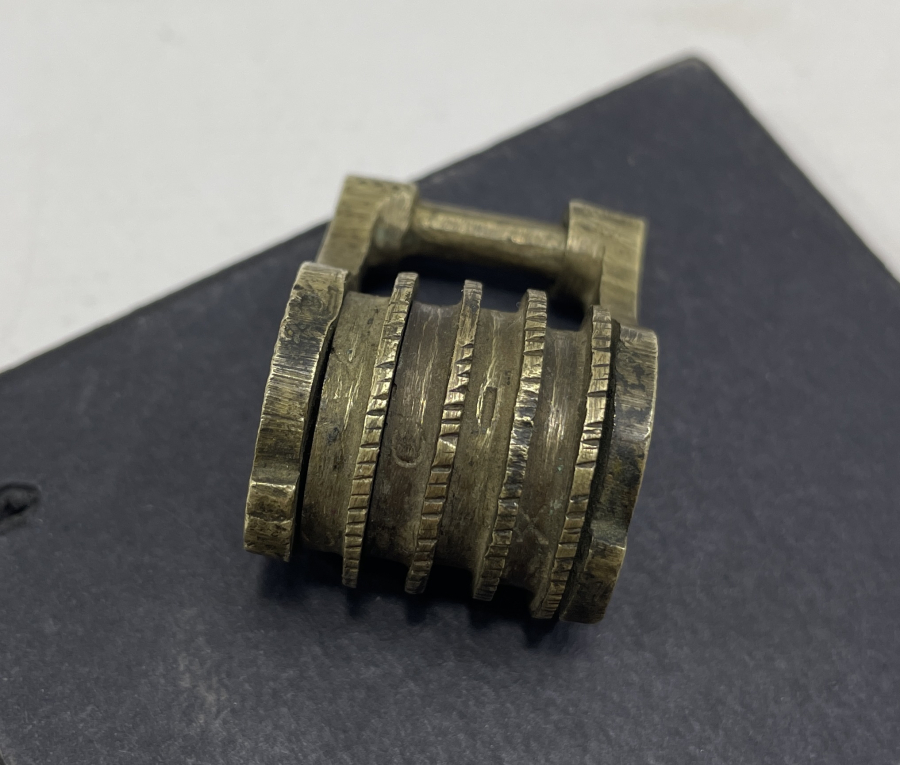 OSMANLI DÖNEMİ ÇOK NADİR ÜZERİ OSMANLICA YAZILI ŞİFRELİ KİLİT