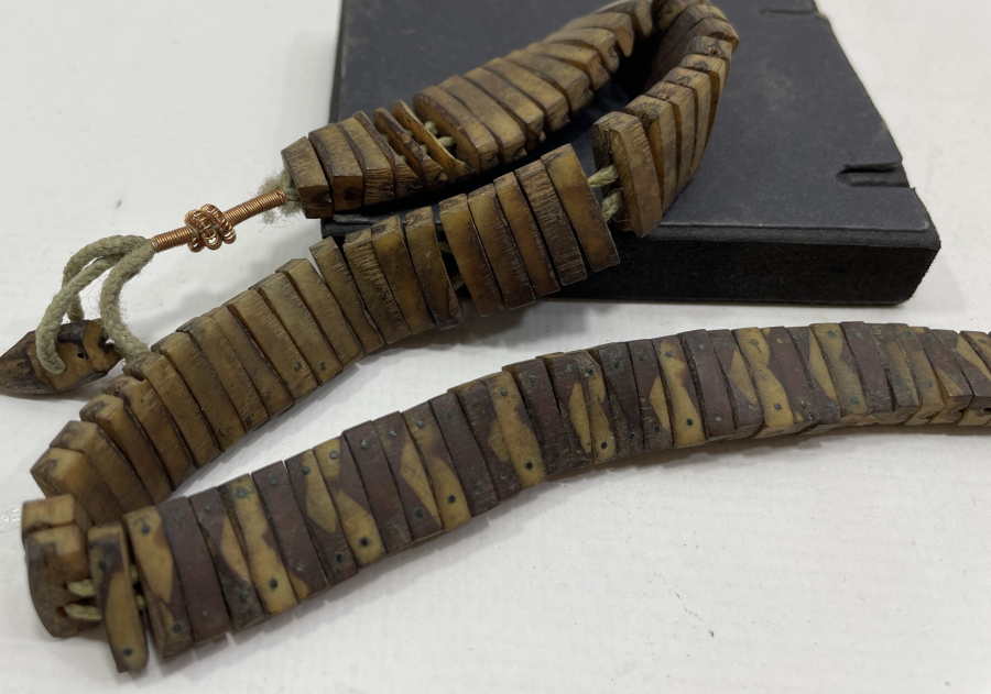 OSMANLI DÖNEMİ HURMA ÇEKİRDEĞİNDEN MAMUL YILAN FORMUNDA NADİR TEKKE İŞİ TESPİH