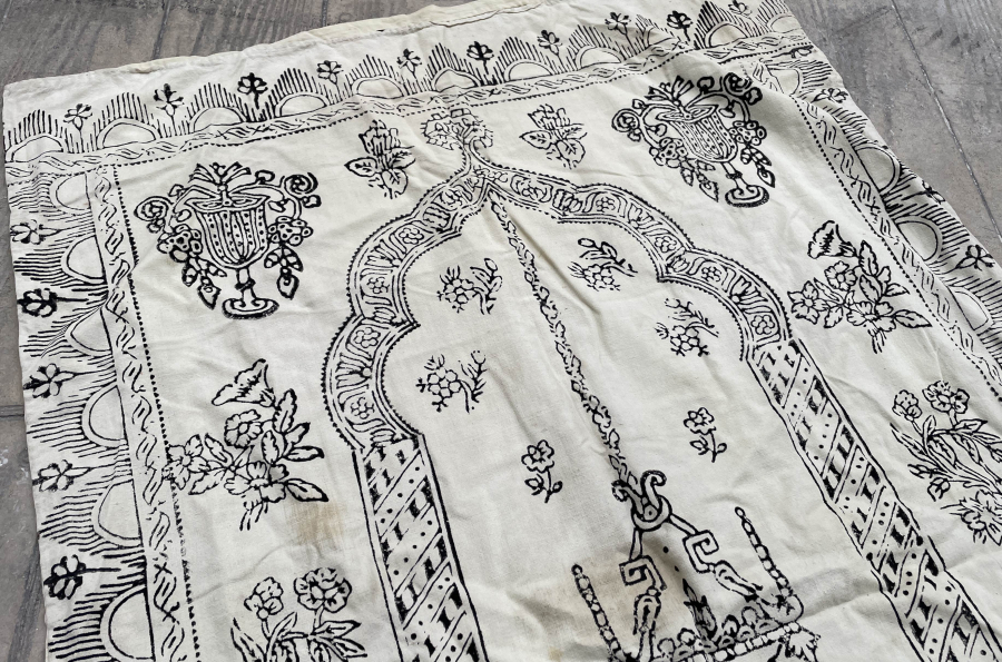 OSMANLI DÖNEMİ KÜTAHYA İŞİ BASKI SECCADE