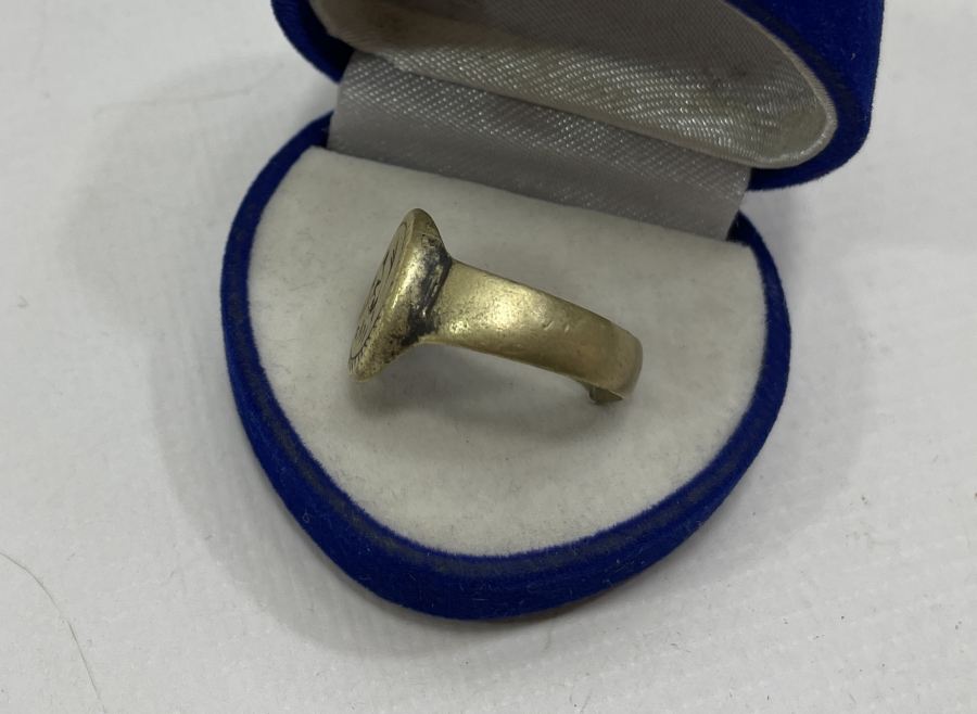 OSMANLI DÖNEMİ MEHMET YAZILI HAKKAK İŞİ EL KAZIMA MÜHÜR YÜZÜK