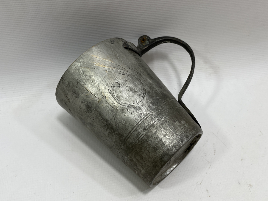 OSMANLI DÖNEMİ ÜZERİ KALEM İŞÇİLİKLİ ESER-İ İSTANBUL BARDAK