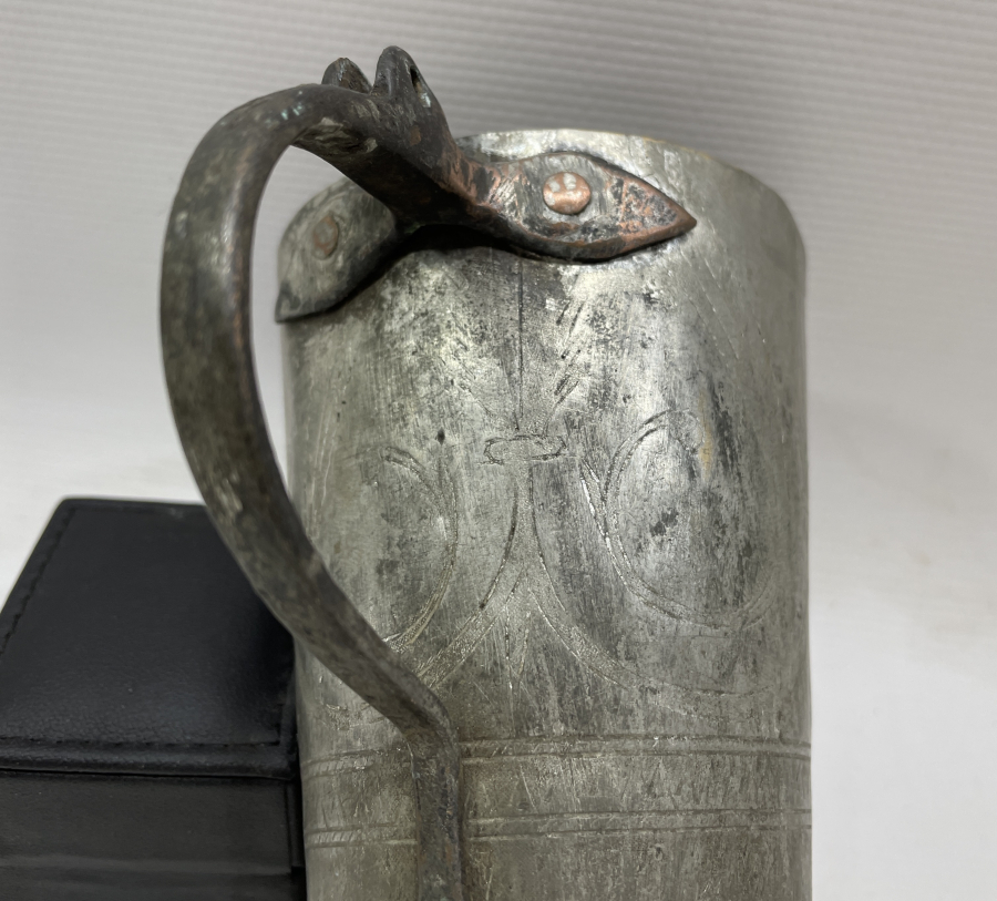 OSMANLI DÖNEMİ ÜZERİ KALEM İŞÇİLİKLİ ESER-İ İSTANBUL BARDAK