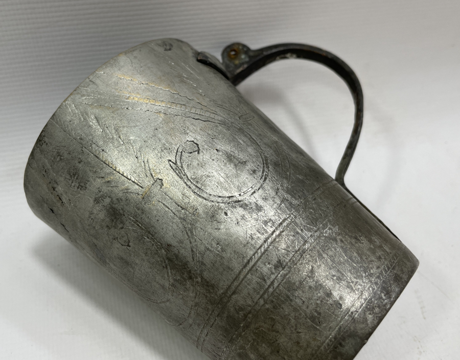 OSMANLI DÖNEMİ ÜZERİ KALEM İŞÇİLİKLİ ESER-İ İSTANBUL BARDAK