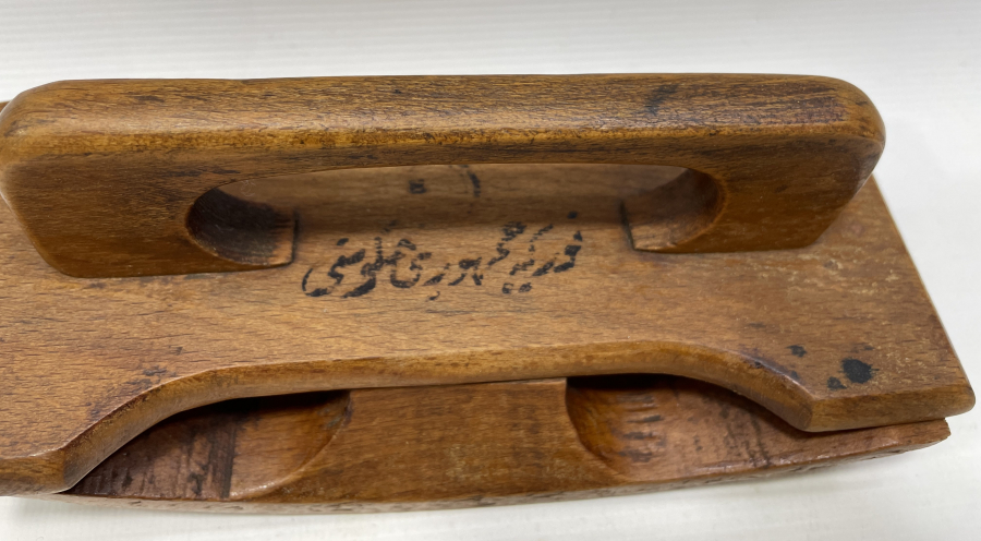 ÜZERİ OSMANLICA YAZILI AHŞAP MÜREKKEP KURUTMALIĞI