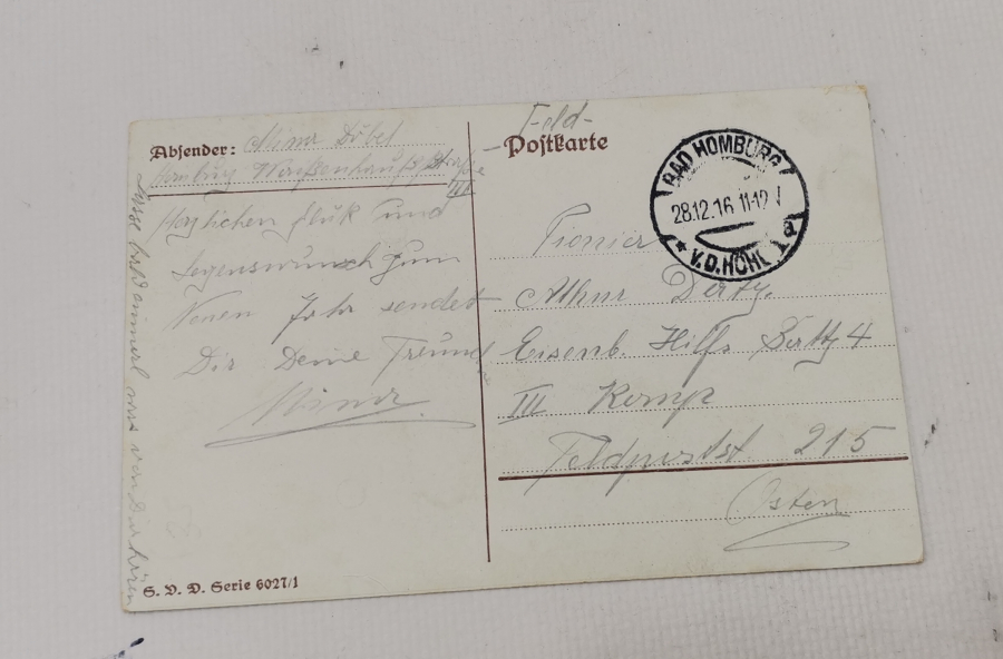 1. DÜNYA SAVAŞI NADİR İTTİFAK KARTPOSTAL